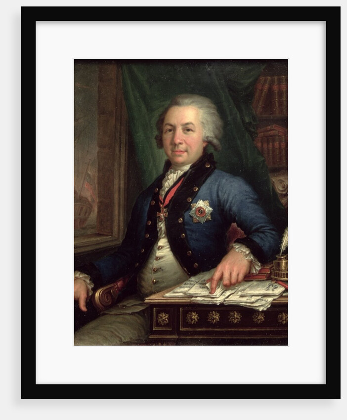 Portrait of the Russian poet Gavril Derzhavin, 1795 by Vladimir Lukich Borovikovsky