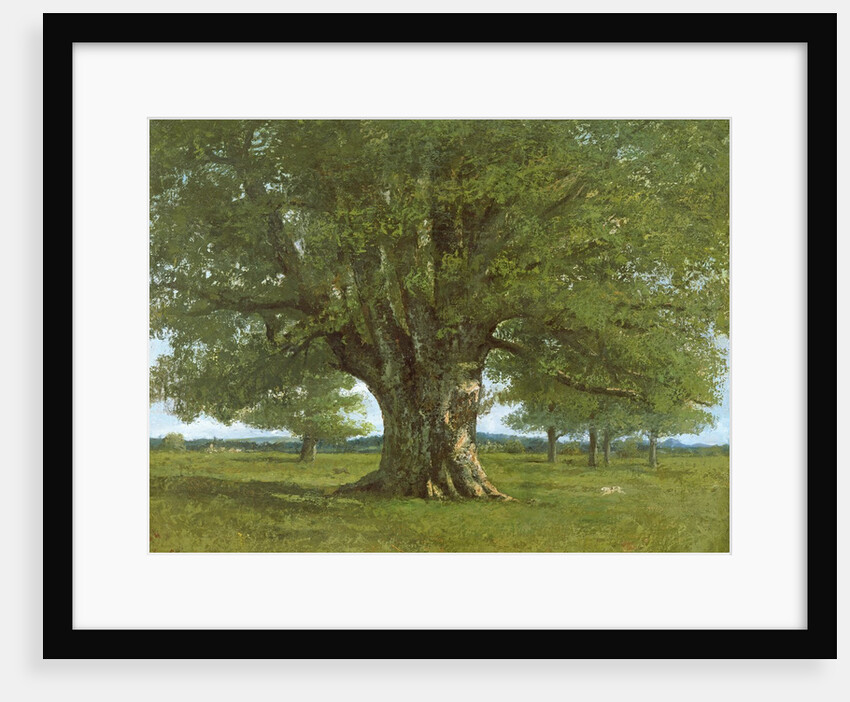 The Flagey Oak Tree, 1864 by Gustave Courbet