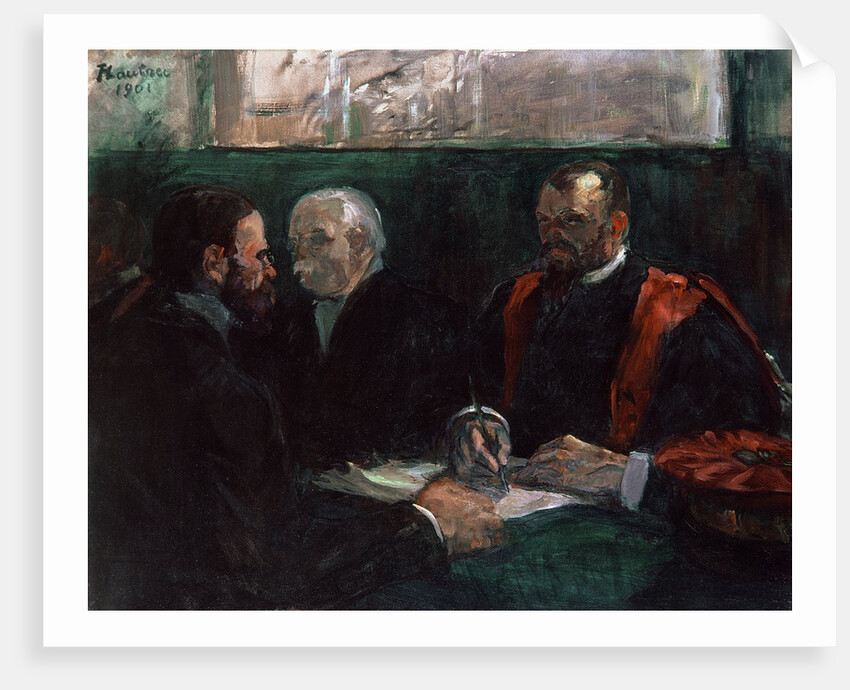 Examination at the Faculty of Medicine, 1901 by Henri de Toulouse-Lautrec