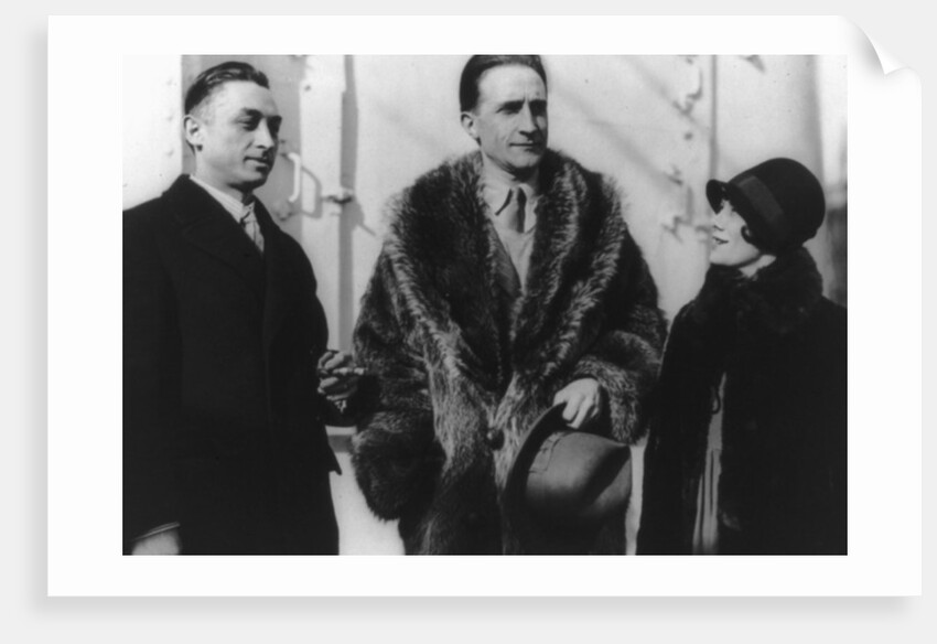 Leon Hartt, Marcel Duchamp, and Mrs. Hartt by Anonymous