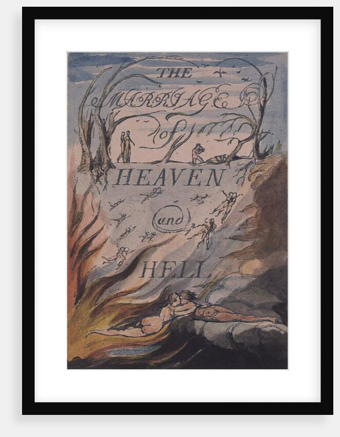 Title Page, from Marriage of Heaven and Hell by William Blake