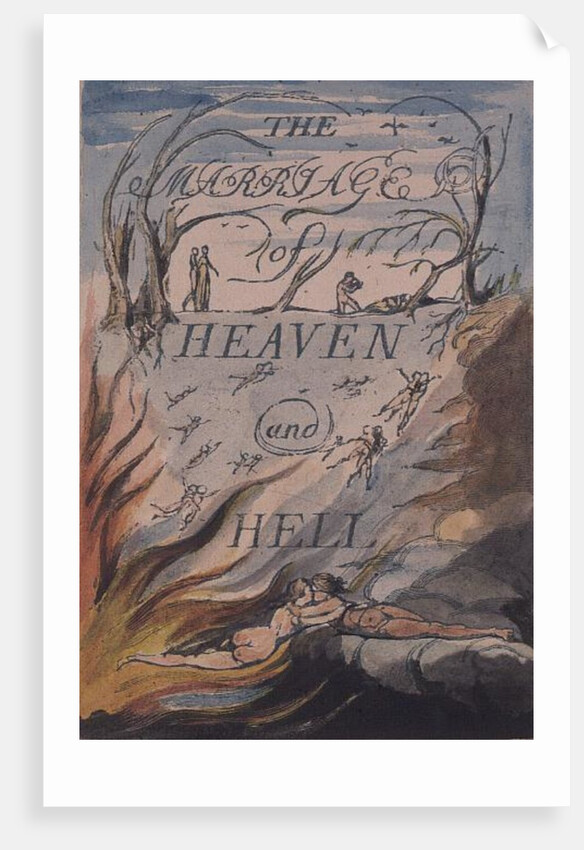 Title Page, from Marriage of Heaven and Hell by William Blake