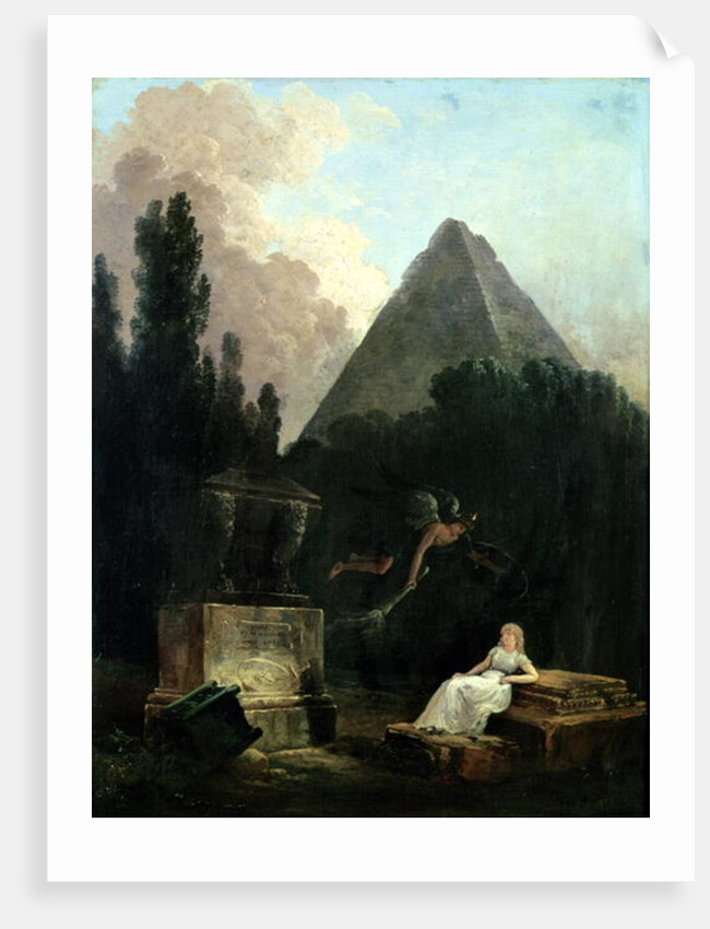 Spirit of the Tomb by Hubert Robert