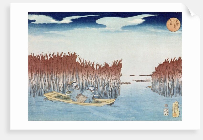 Seaweed Gatherers at Omari by Utagawa Kuniyoshi