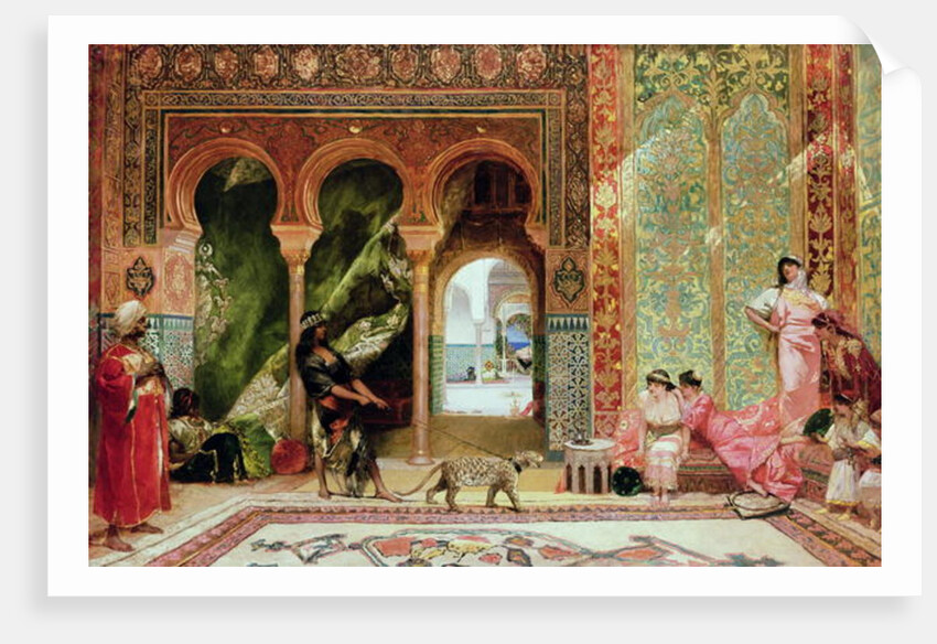 A Royal Palace in Morocco, 19th century by Benjamin Constant