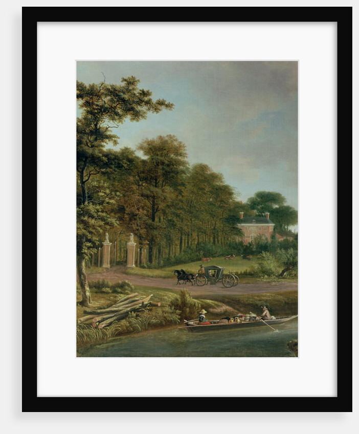 A Country House by J. & Velde A.van Hackaert