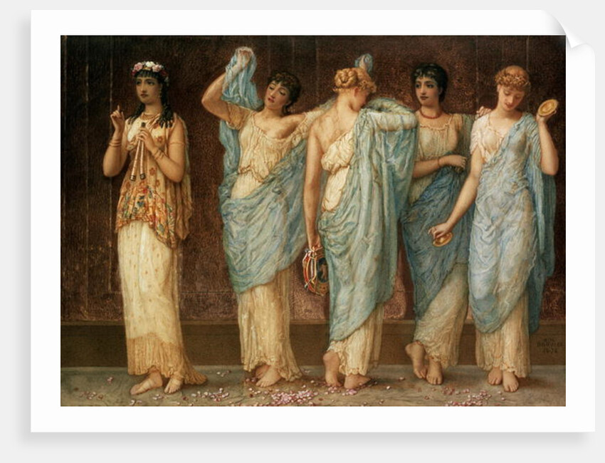 Ready for the Dance by Augustus Jules Bouvier