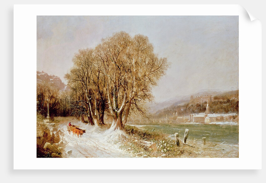 On the River Neckar, Heidelberg by Joseph Paul Pettit
