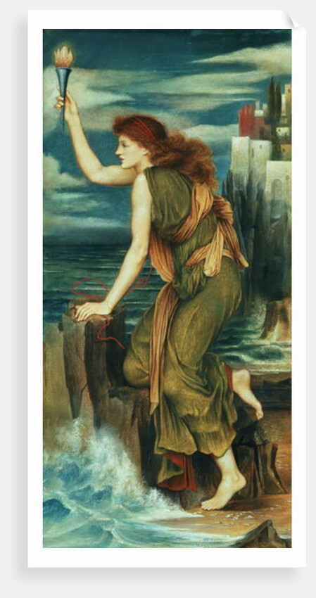 Hero awaiting the return of Leander, 1885 by Evelyn De Morgan