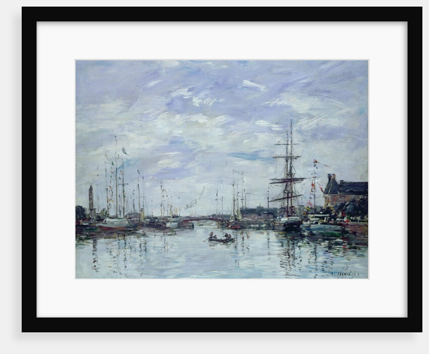 Deauville, the Dock, 1892 by Eugene Louis Boudin