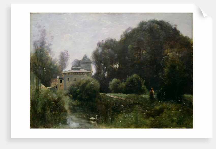Souvenir of the Villa Borghese, 1855 by Jean Baptiste Camille Corot