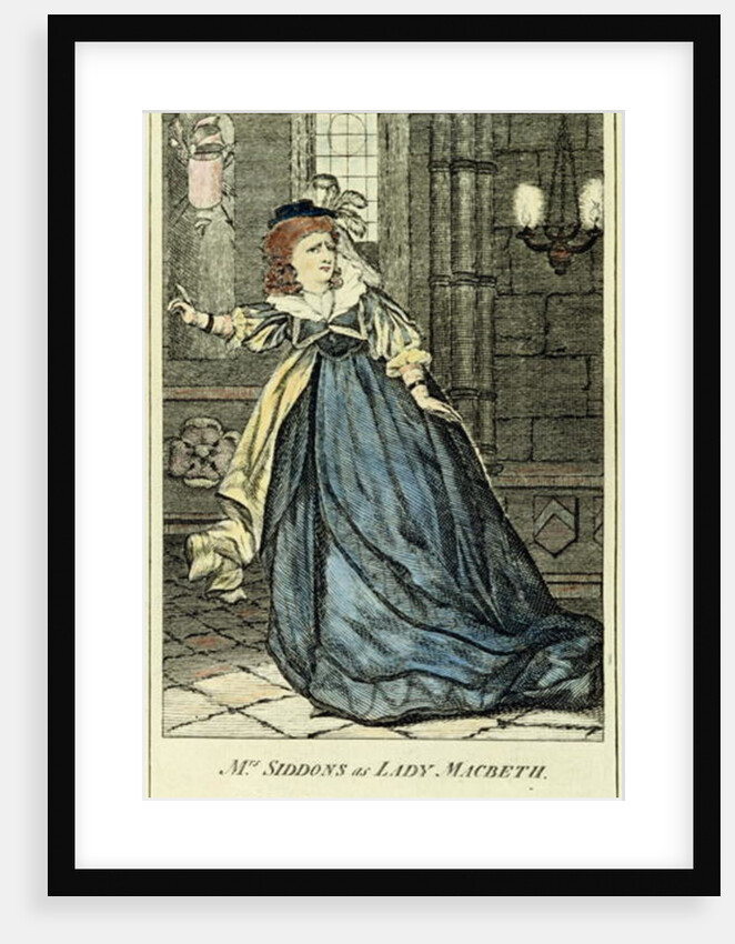 Sarah Siddons as Lady Macbeth by English School