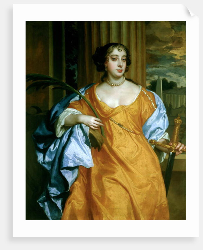 Barbara Villiers, Duchess of Cleveland as St. Catherine of Alexandria, c.1665-70 by Peter Lely