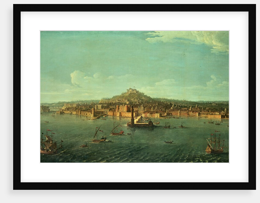 A View of Naples from the sea by Antonio Joli