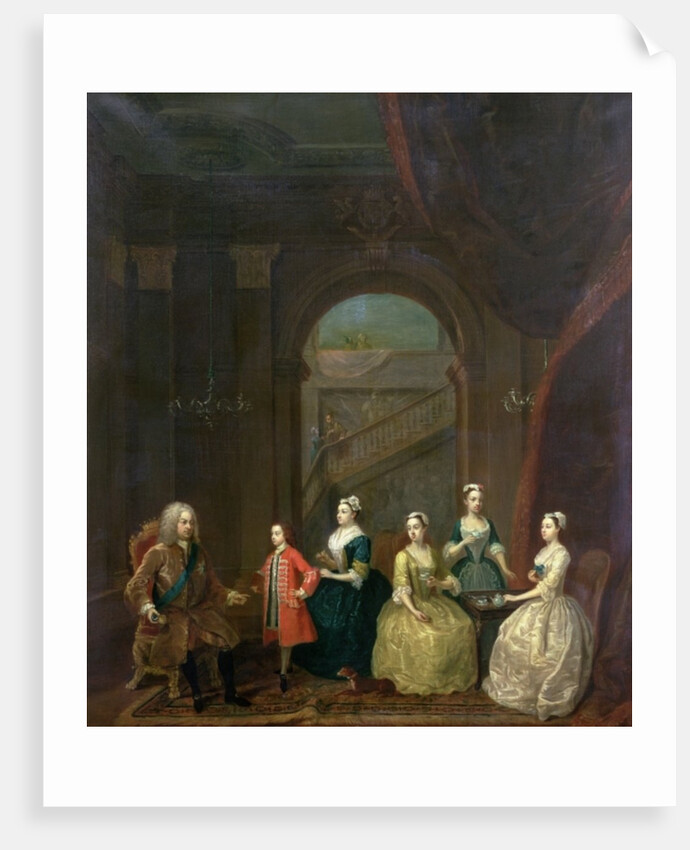 Thomas Wentworth, Earl of Strafford, and his family, c.1732 by Gawen Hamilton