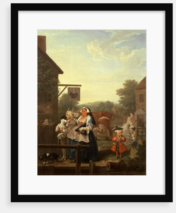 The Four Times of Day: Evening, 1736 by William Hogarth