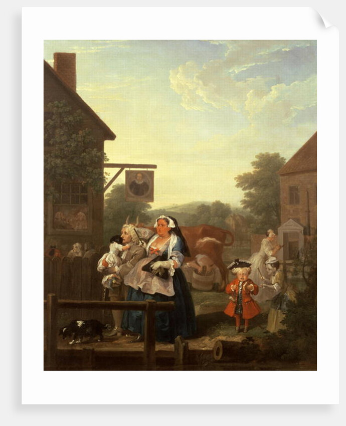 The Four Times of Day: Evening, 1736 by William Hogarth