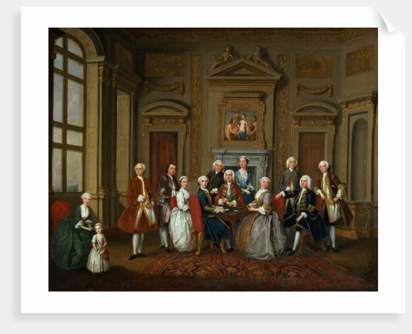 A Family in a Palladian Interior, 1740 by Joseph Francis Nollekens