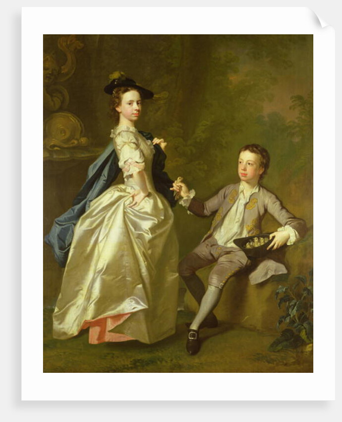The Hon. Rachel Hamilton and her brother, the Hon. Charles Hamilton, 1740 by Allan Ramsay