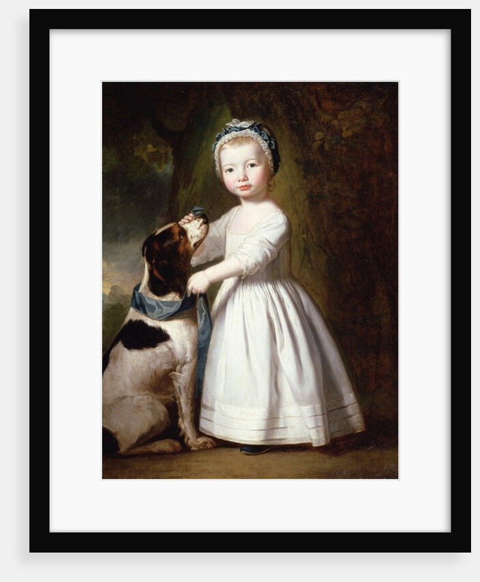 Little Boy with a Dog, c.1757 by George Romney