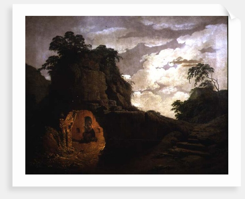 Virgil's Tomb, with the Figure of Silius Italicus, 1779 by Joseph Wright of Derby