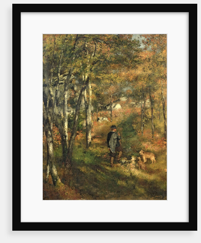 Jules Le Coeur in the Forest of Fontainebleau, 1866 by Pierre Auguste Renoir