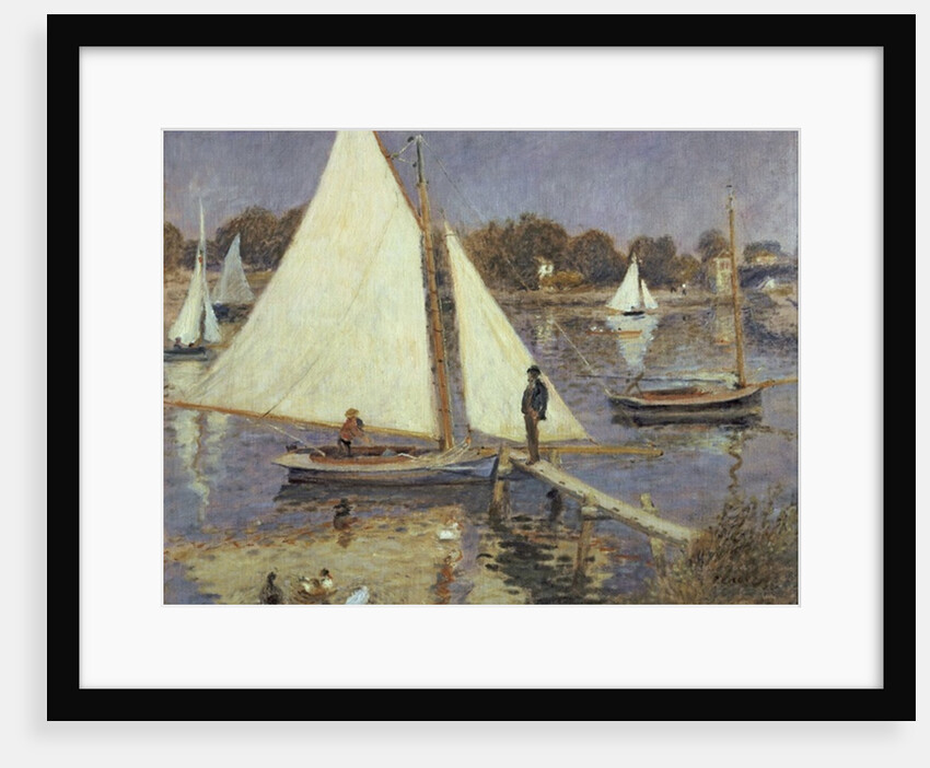 The Seine at Argenteuil, 1874 by Pierre Auguste Renoir