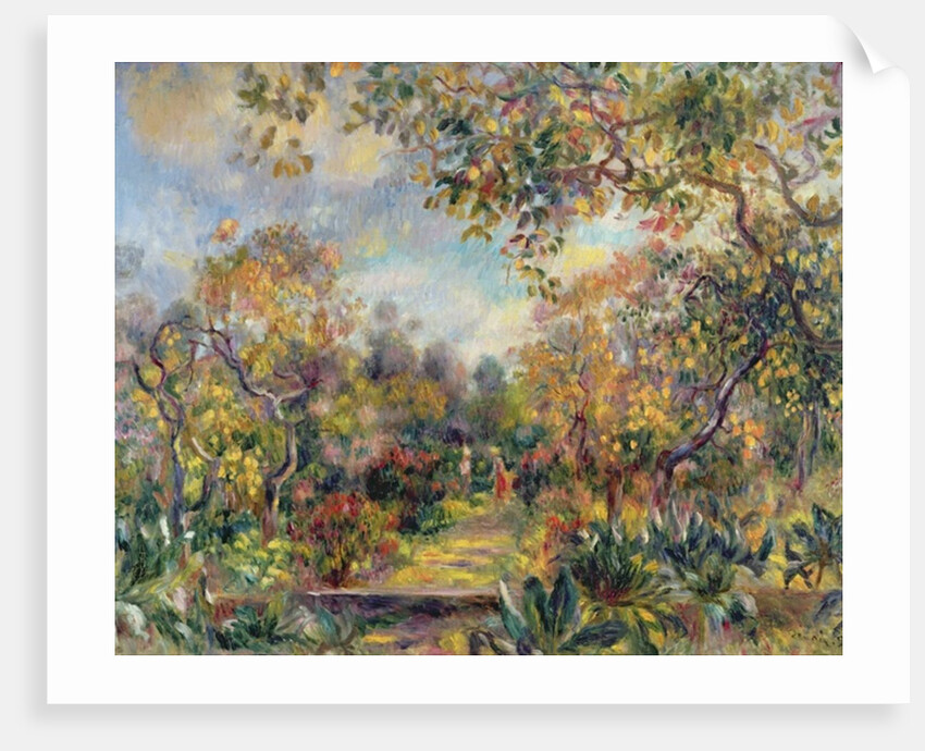 Landscape at Beaulieu, c.1893 by Pierre Auguste Renoir