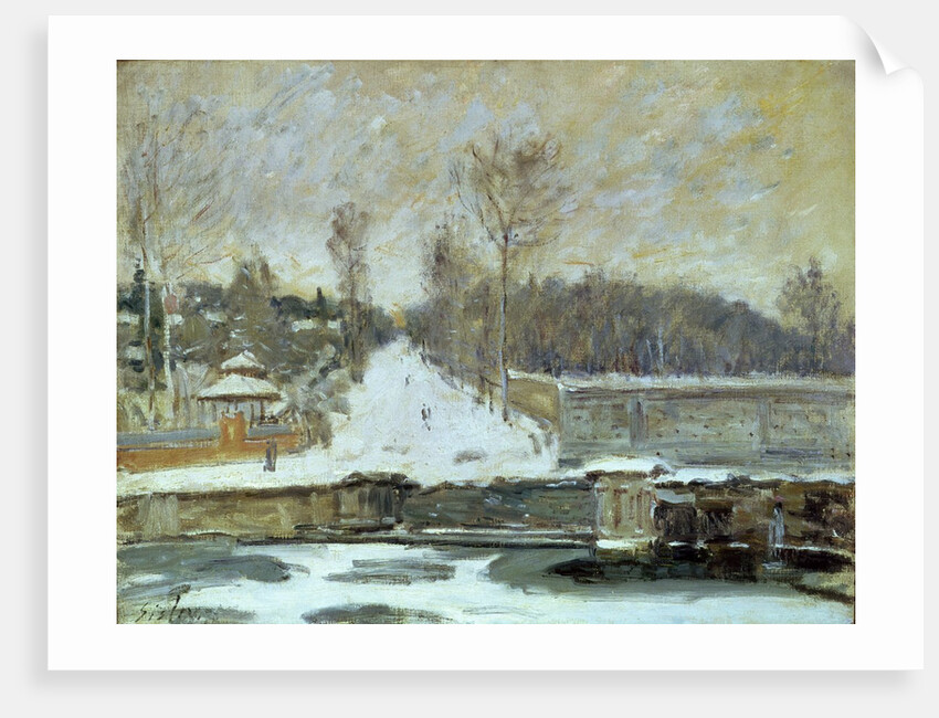 The Watering Place at Marly-le-Roi, c.1875 by Alfred Sisley