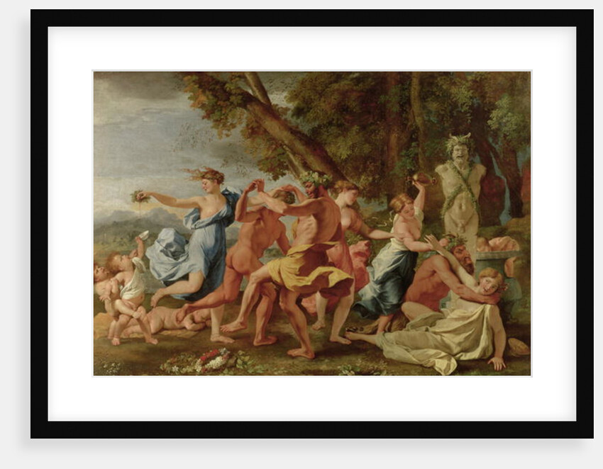 A Bacchanalian Revel before a Term, 1632-3 by Nicolas Poussin