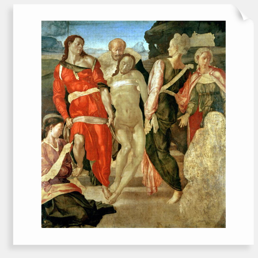 The Entombment, c.1500-1 by Michelangelo Buonarroti