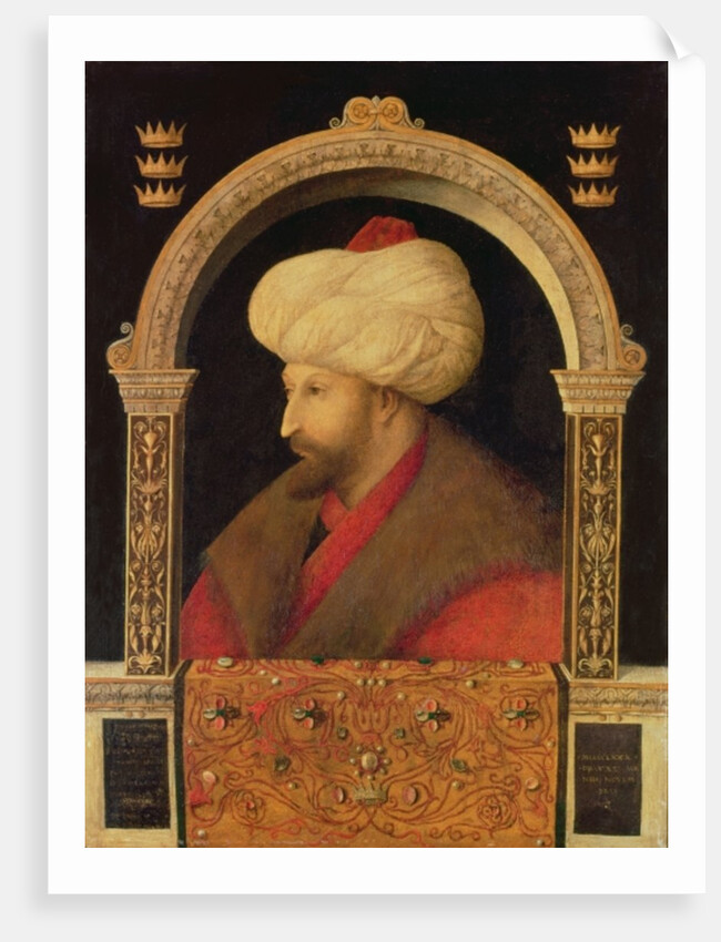 Sultan Mehmet II, 1480 by Gentile Bellini