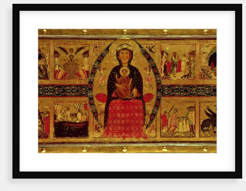 The Virgin and Child Enthroned, with Scenes of the Nativity and the Lives of the Saints, 1263-4 by di Magnano da Arezzo Margaritone