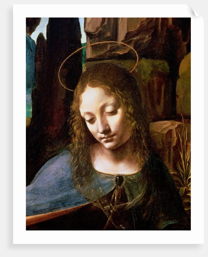 The Virgin of the Rocks, detail, c.1508 by Leonardo da Vinci