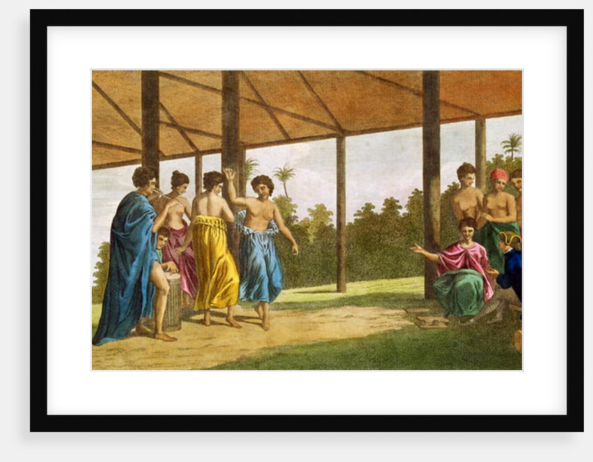 Captain Wallis, on his arrival in O'Taheite, in conversation with Oberea the Queen by English School