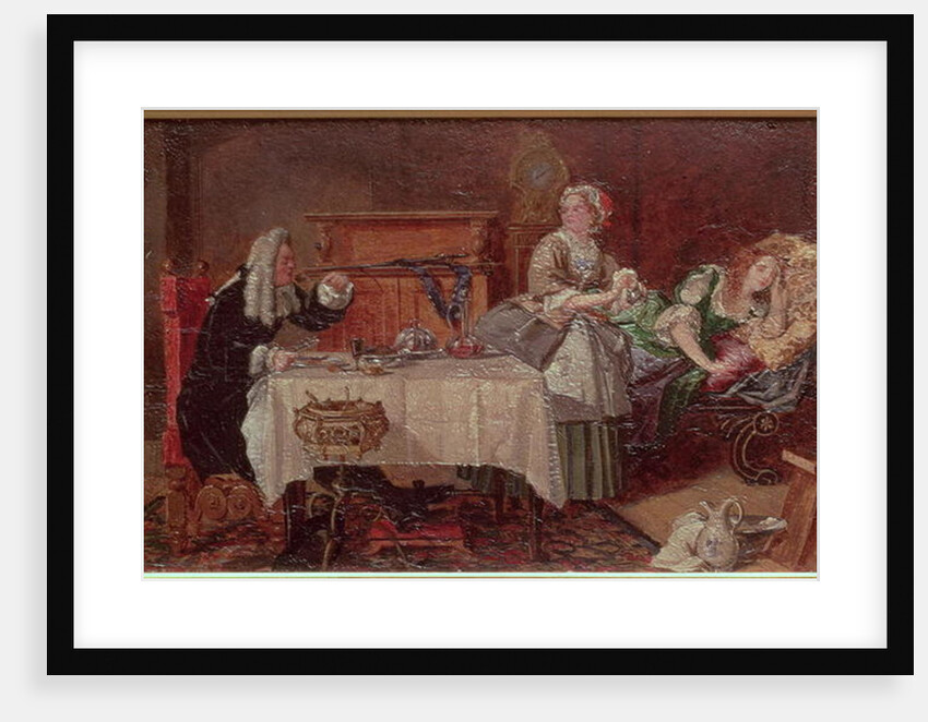 A Scene from 'Tartuffe' by Moliere, 1850 by Anonymous