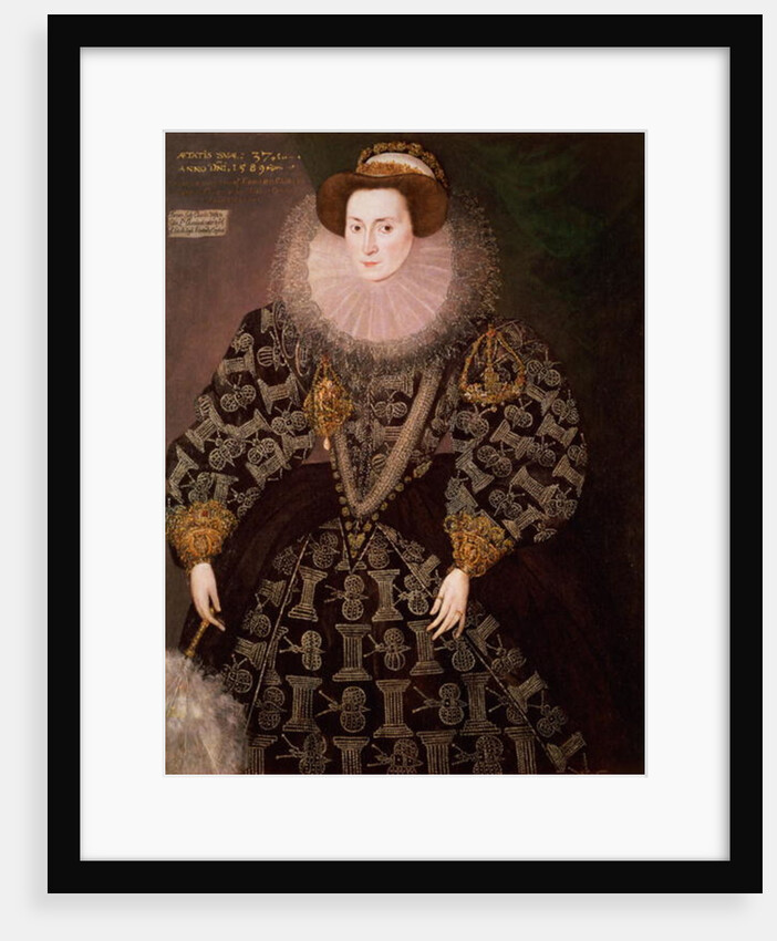 Frances Clinton, Lady Chandos, 1589 by Hieronymus Custodis