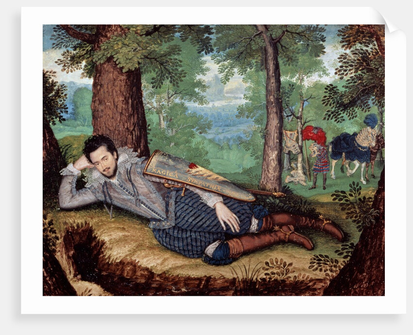 Edward Herbert, 1st Baron Herbert of Cherbury, c.1610-14 by Isaac Oliver