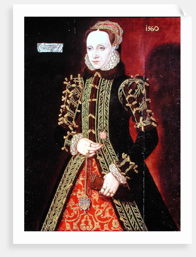 Elizabeth Fitzgerald, Countess of Lincoln, 1560 by Steven van der Meulen