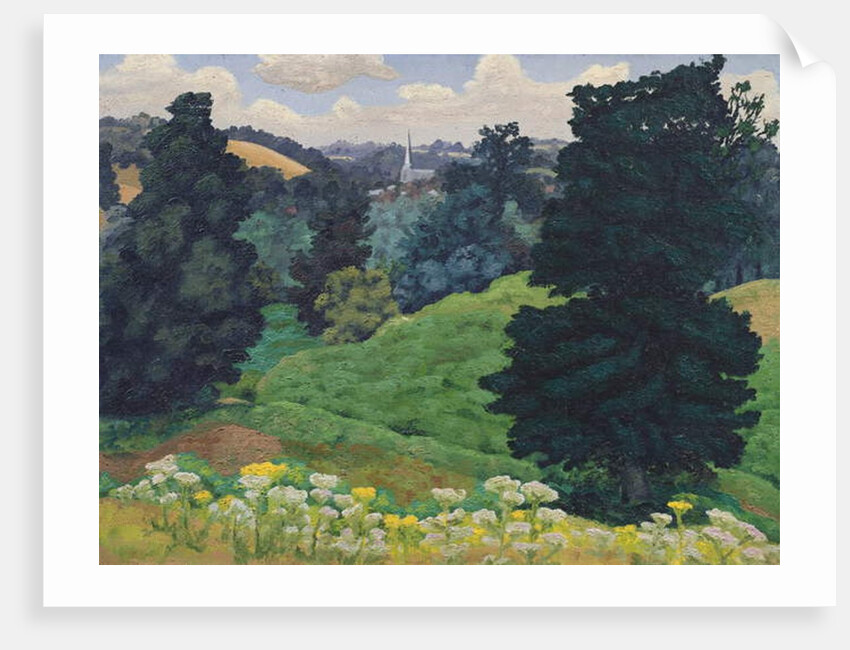 Hadleigh Church, c.1942 by Cedric Morris