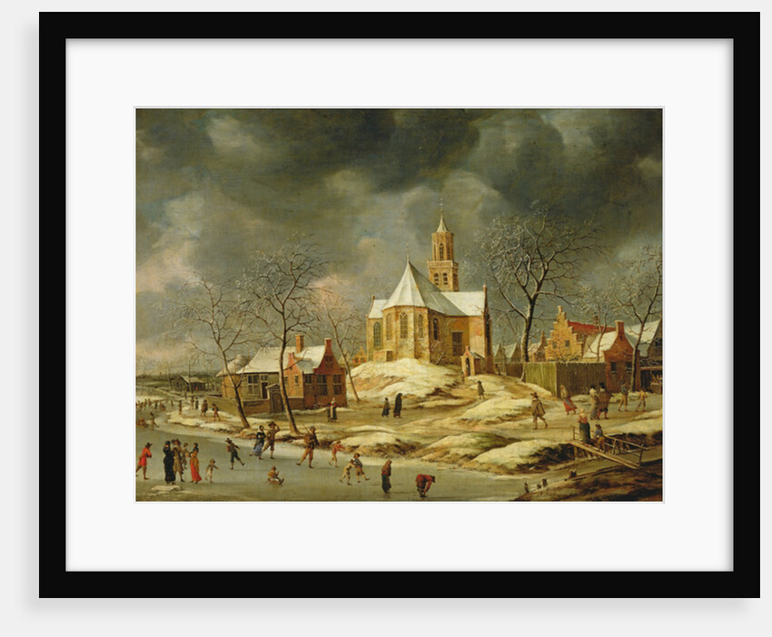 The Village of Midlum by Jan Abrahamsz. Beerstraten