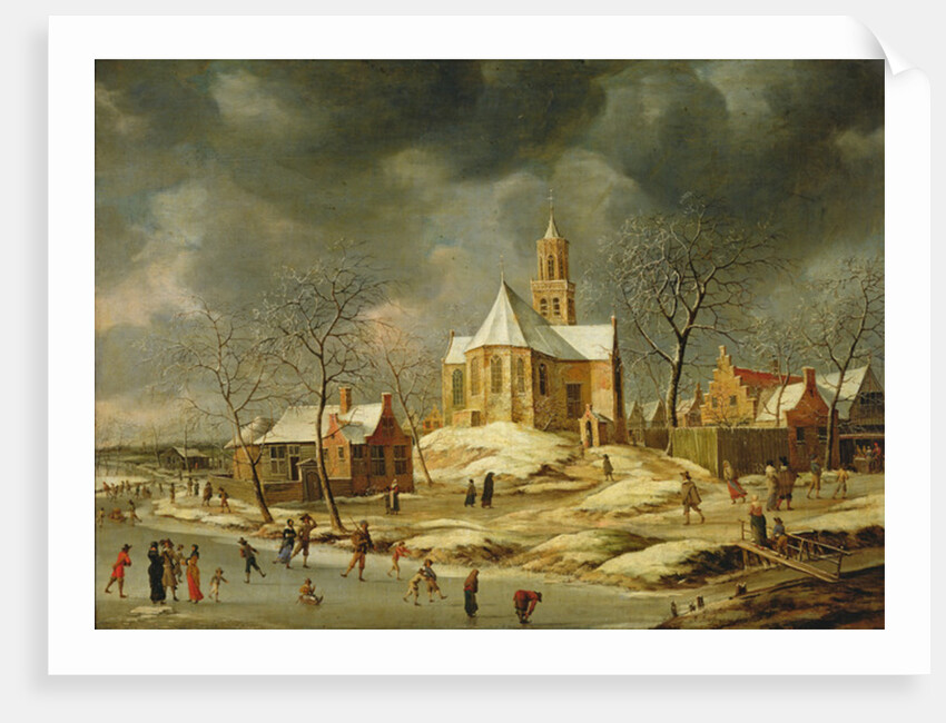 The Village of Midlum by Jan Abrahamsz. Beerstraten