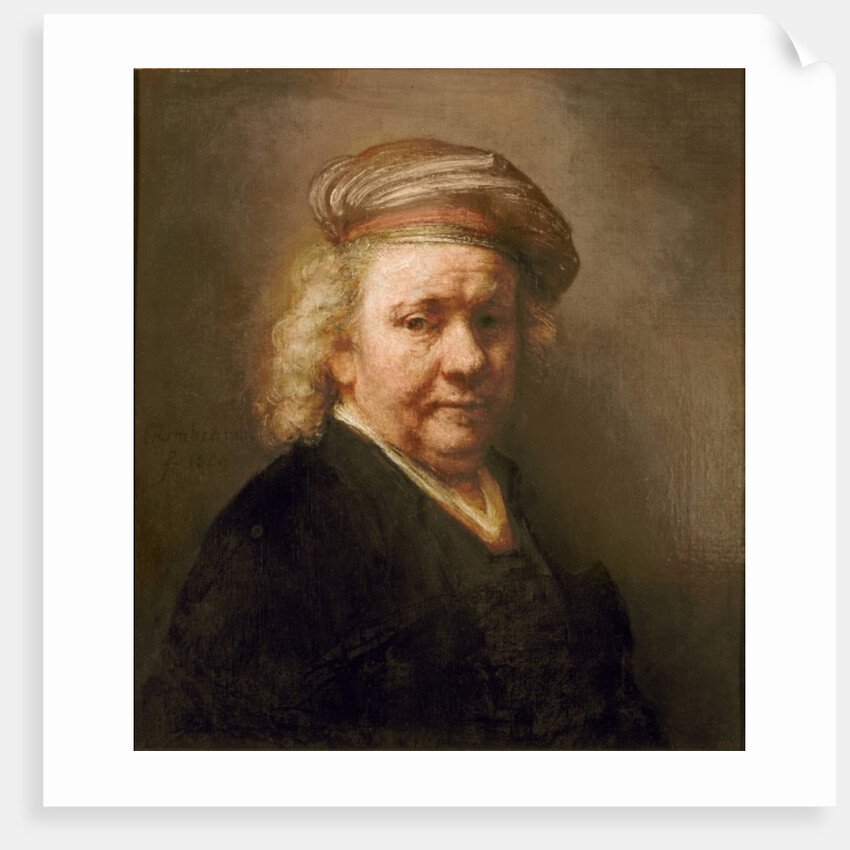 Self Portrait, 1669 by Rembrandt Harmensz. van Rijn
