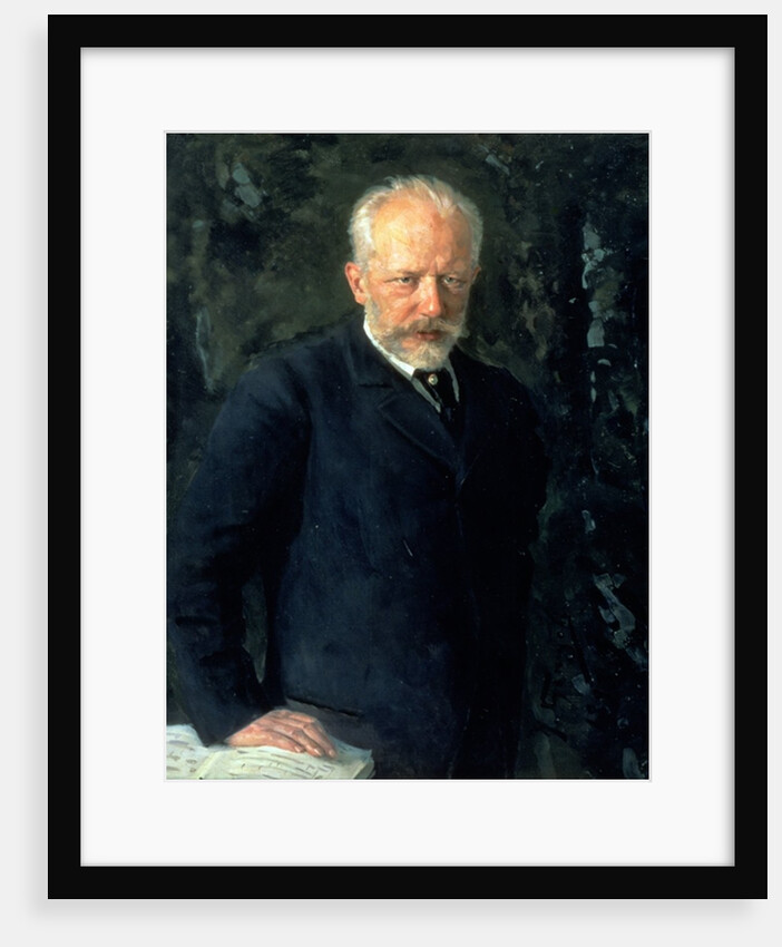 Portrait of Piotr Ilyich Tchaikovsky, Russian composer, 1893 by Nikolai Dmitrievich Kuznetsov