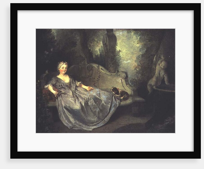 Portrait of a Lady in a Garden, 1730 by Nicolas Lancret