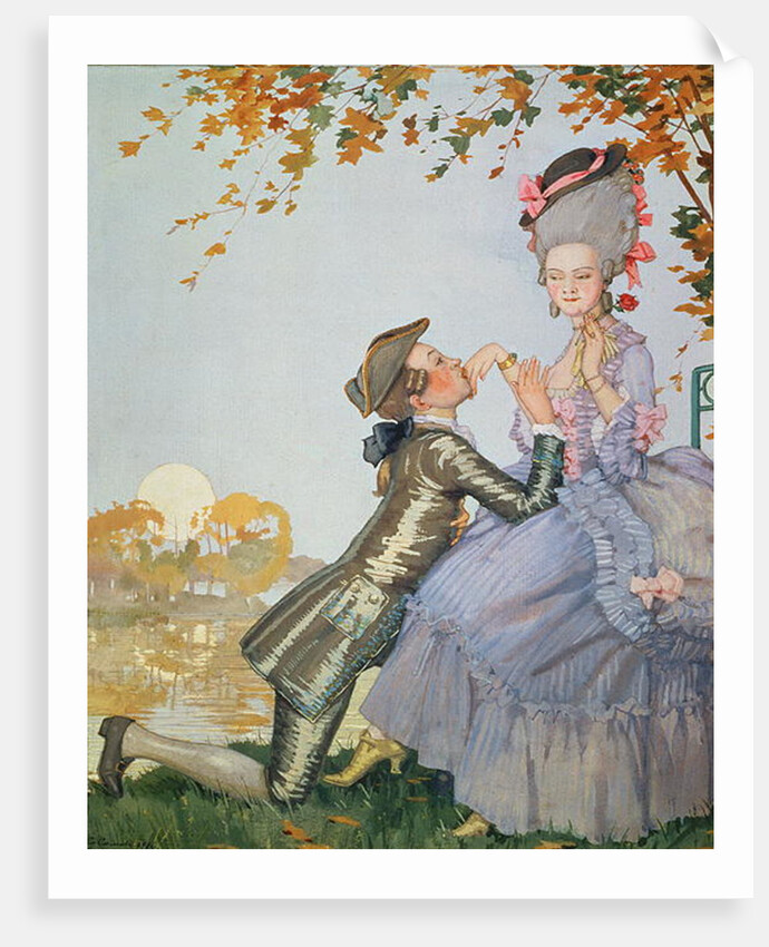 First Love, 1916 by Konstantin Andreevic Somov