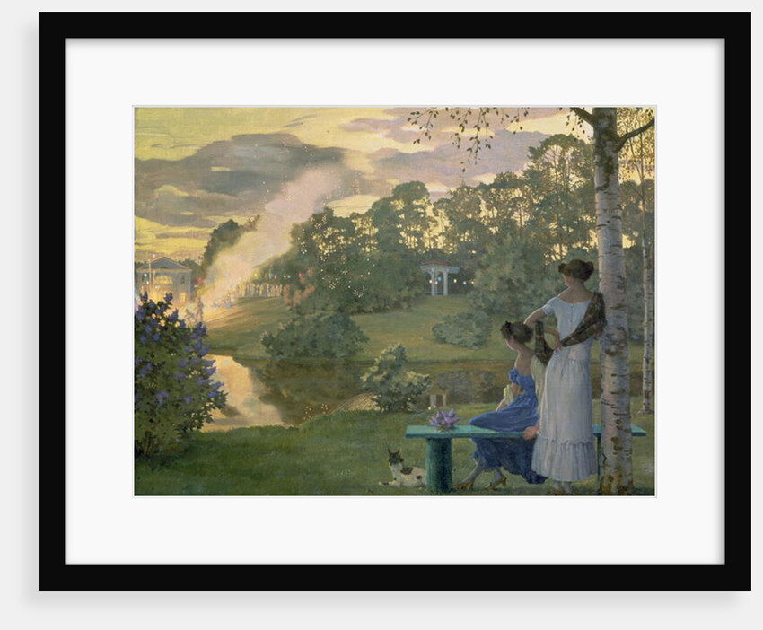 Fireworks, 1922 by Konstantin Andreevic Somov