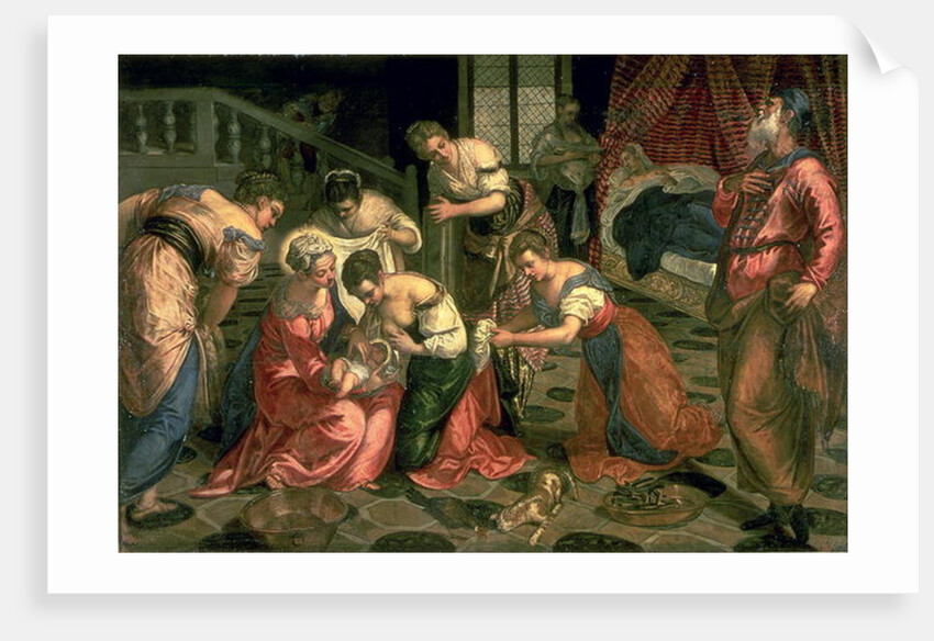 The Birth of St. John the Baptist, 1550-59 by Jacopo Robusti Tintoretto