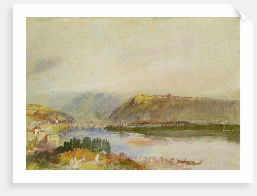 Givet from the North, c.1839 by Joseph Mallord William Turner