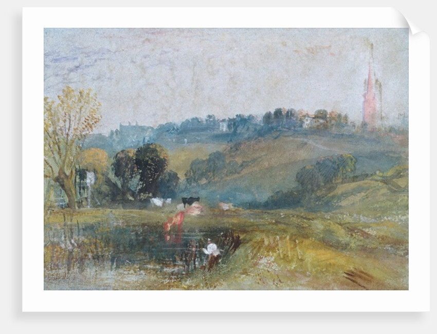 Landscape near Petworth, c.1828 by Joseph Mallord William Turner